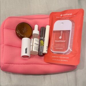 Sephora Favorites with pink pouch